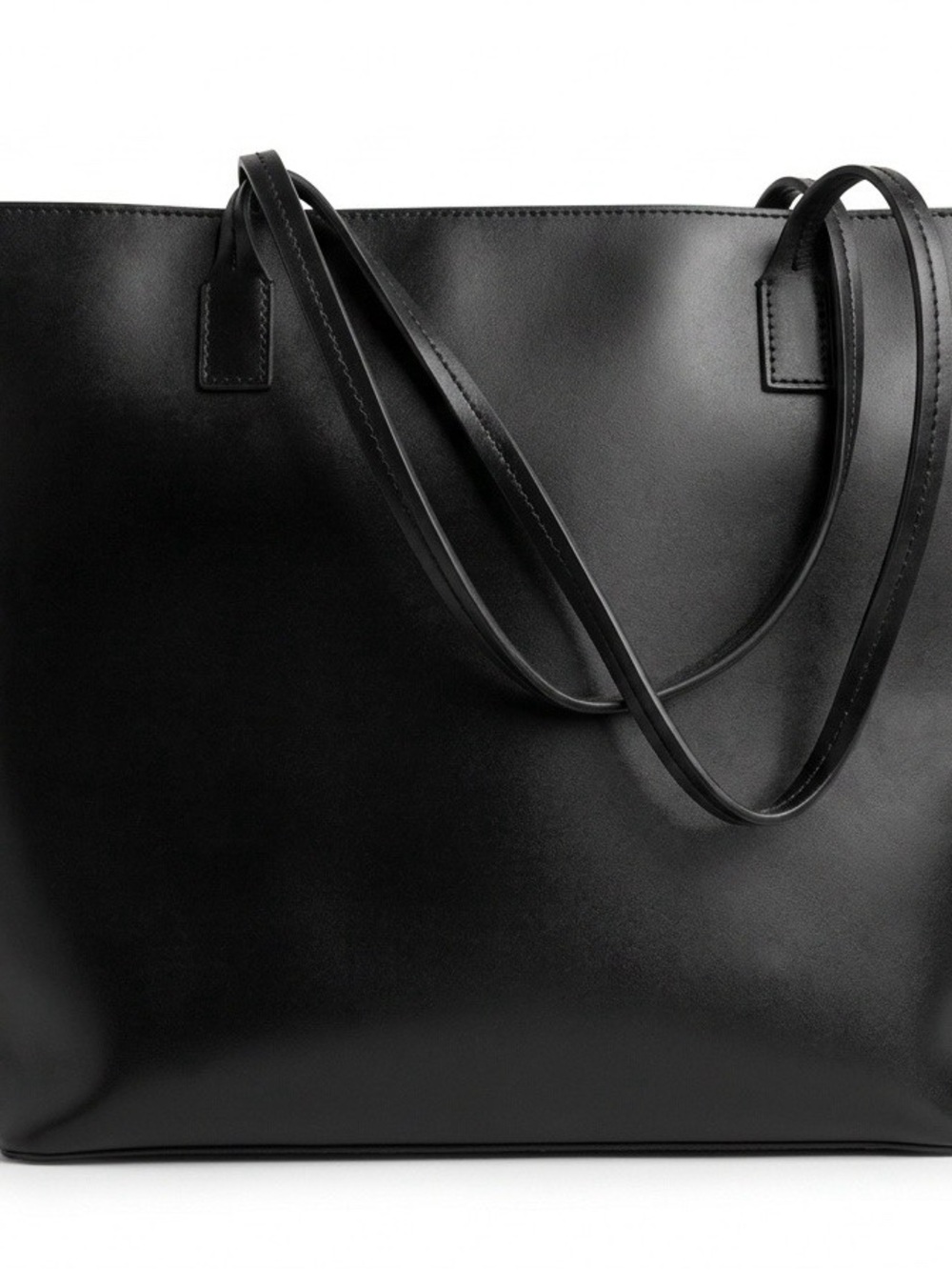 kate spade Black Leather Tote with Pink Tassel Accent - Picture 2 of 2